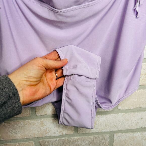 Light Purple Bodysuit with Fringed Tank Top - Picture 4 of 6